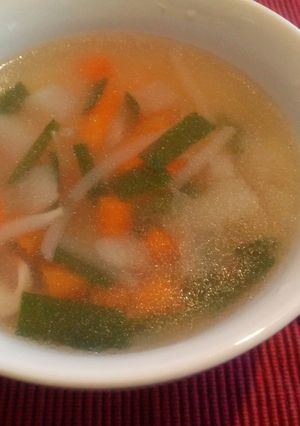 春雨入れてもＯＫ！な具沢山中華スープ〜♪-レシピのメイン写真