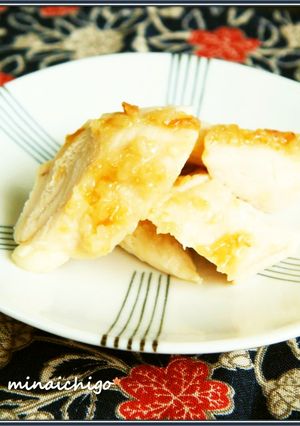 ささみの梅味噌塩麹焼き-レシピのメイン写真