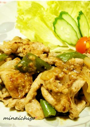 豚肉と野菜の梅味噌塩麹炒め-レシピのメイン写真