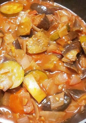 茄子とズッキーニのトマト煮-レシピのメイン写真