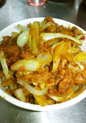 漬けないらっきょう料理！豚らっきょう！！-レシピのメイン写真