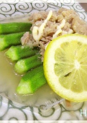 §ひんやりオクラのツナみぞれ§レモン風味-レシピのメイン写真