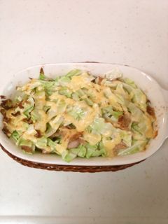 キャベツとツナのトースター焼き-レシピのメイン写真