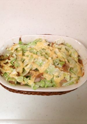 キャベツとツナのトースター焼き-レシピのメイン写真