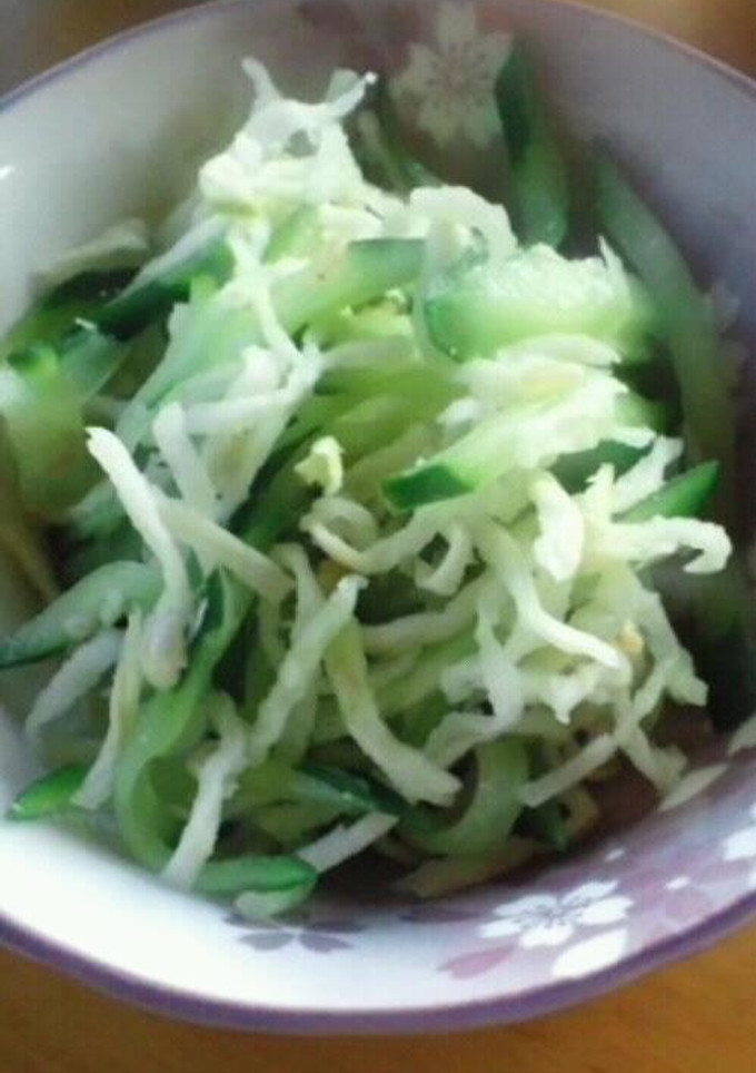 切り干し大根ときゅうりの塩麹和え-レシピのメイン写真