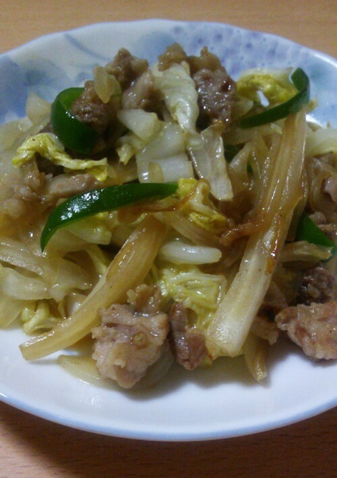 豚肉と白菜の中華風炒め-レシピのメイン写真
