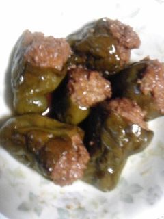 ピーマンの肉詰め煮-レシピのメイン写真