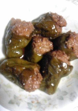 ピーマンの肉詰め煮-レシピのメイン写真
