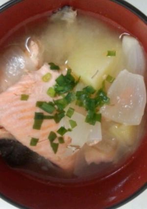アラでできる石狩汁-レシピのメイン写真