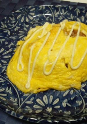 鯵入りオムライス～前日のお刺身リメイク～-レシピのメイン写真