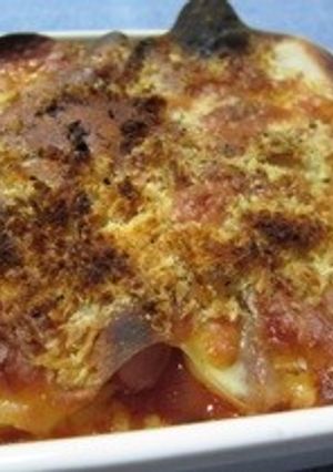 餃子の皮でラザニア-レシピのメイン写真