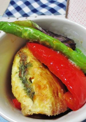 厚揚げのシソおかか挟み揚げだし豆腐-レシピのメイン写真