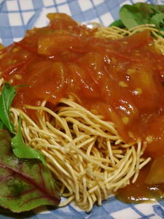 トマトのあんかけソース皿うどん-レシピのメイン写真