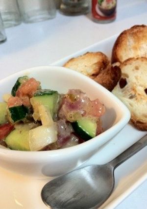 マグロを使って簡単イタリアンな前菜 ☆-レシピのメイン写真