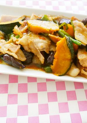 豚バラと夏野菜のオイスター炒め-レシピのメイン写真