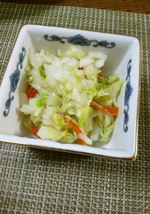 急なおもてなしに！市田柿と白菜のサラダ-レシピのメイン写真