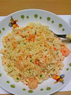 冷やご飯で簡単!エビピラフ!-レシピのメイン写真