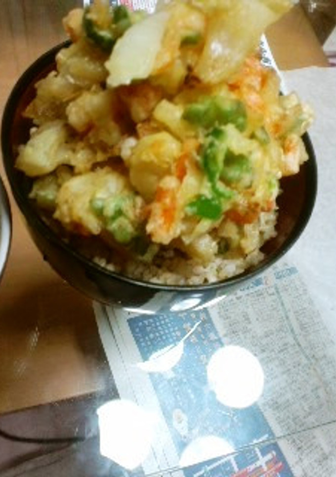 具材は何でもOK◎てんこ盛りかきあげ丼◎-レシピのメイン写真