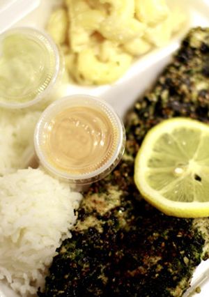 プレートランチ : フリカケ・アヒ-レシピのメイン写真