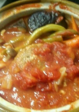 土鍋煮こみハンバーグ-レシピのメイン写真