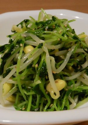 豆もやしと豆苗の豆豆ナムル-レシピのメイン写真
