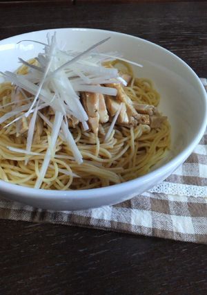 夏にピッタリ♥焼豚冷製パスタ-レシピのメイン写真