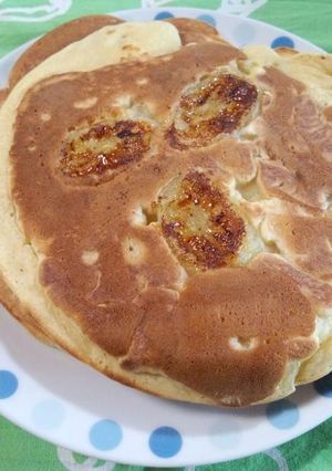 バナナパンケーキ（ホットケーキmixで）-レシピのメイン写真