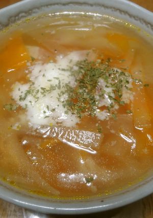 大根とにんじんのコンソメスープ-レシピのメイン写真