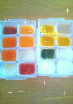 ■□離乳食初期■□裏ごしキューブ□■-レシピのメイン写真