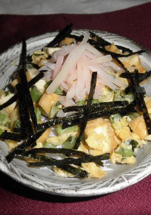 岩下新生姜のかんぴょう厚揚げ丼-レシピのメイン写真