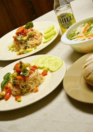 素麺でカッペリーニ-レシピのメイン写真