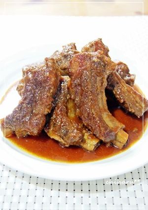 2つの味が楽しめる☆圧力鍋DEリブ煮込み-レシピのメイン写真