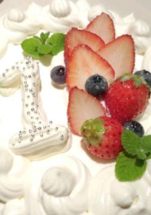 ☆簡単☆デコレーションケーキ-レシピのメイン写真