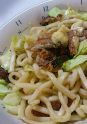 ✪簡単ランチ!さんま缶de焼きうどん✪-レシピのメイン写真