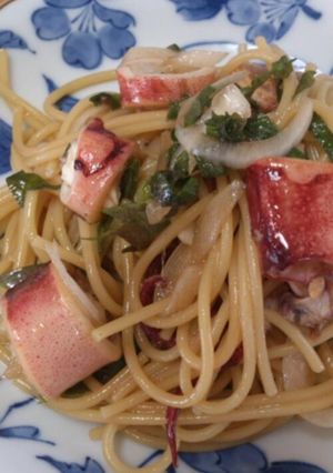 ボイルやりいかのさっぱりパスタ-レシピのメイン写真