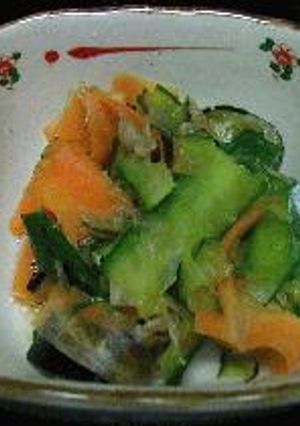 薄切り野菜の辛塩もみ-レシピのメイン写真