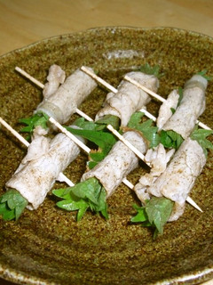 豚肉と大葉のわさび巻き-レシピのメイン写真