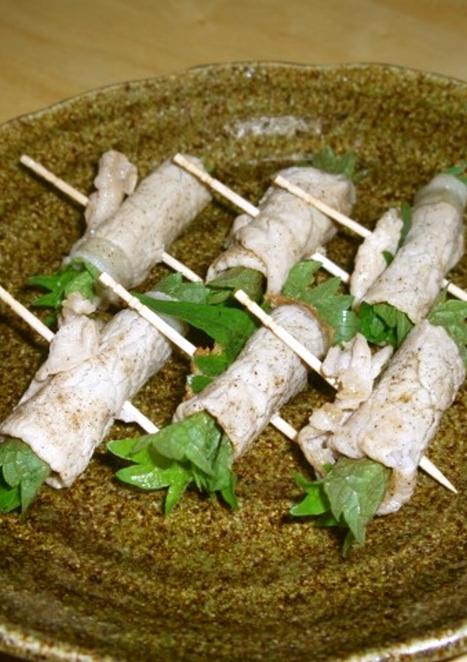 豚肉と大葉のわさび巻き-レシピのメイン写真