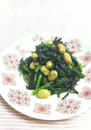 私の味方☆ほうれん草とひじきの鉄分サラダ-レシピのメイン写真
