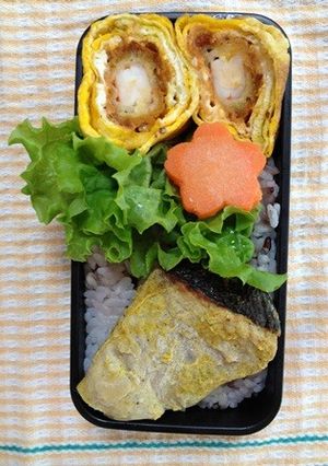 お弁当に!海老オーロラフライ卵焼き-レシピのメイン写真
