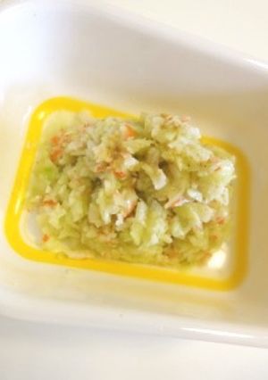 きゅうりとカニカマのサラダ（離乳食中期）-レシピのメイン写真