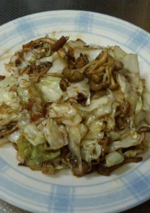 キャベツとしめじのオイスター炒め-レシピのメイン写真