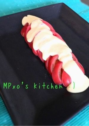 わさびマヨ☆おしゃれトマトスライス-レシピのメイン写真