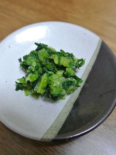 大根の葉で簡単お漬物♪-レシピのメイン写真
