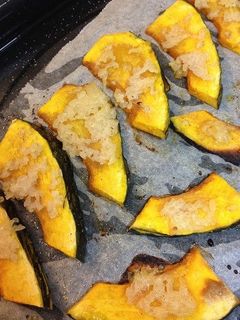塩麹かぼちゃのオーブン焼き♪-レシピのメイン写真
