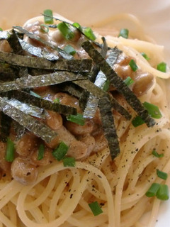 たらこ納豆スパ-レシピのメイン写真