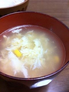 コーンと卵の中華スープ-レシピのメイン写真