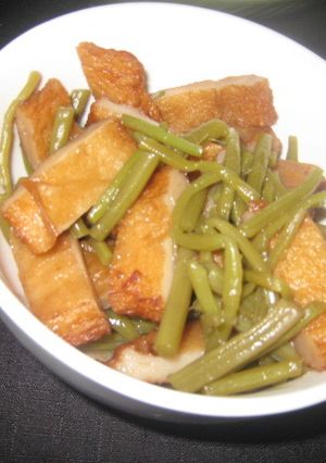 ミズのさつま揚げ煮-レシピのメイン写真