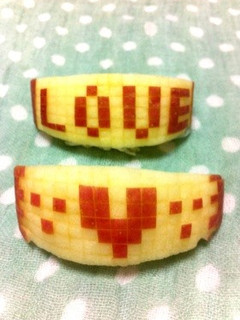 おてがみ*りんご-レシピのメイン写真