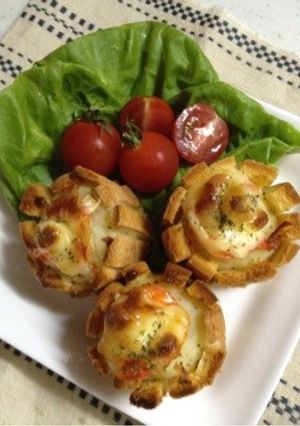エビとポテトのパンミミフラワー-レシピのメイン写真